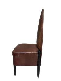Art Deco Amsterdamse School High-Back Side Chair by Michel de Klerk, 1916/1925